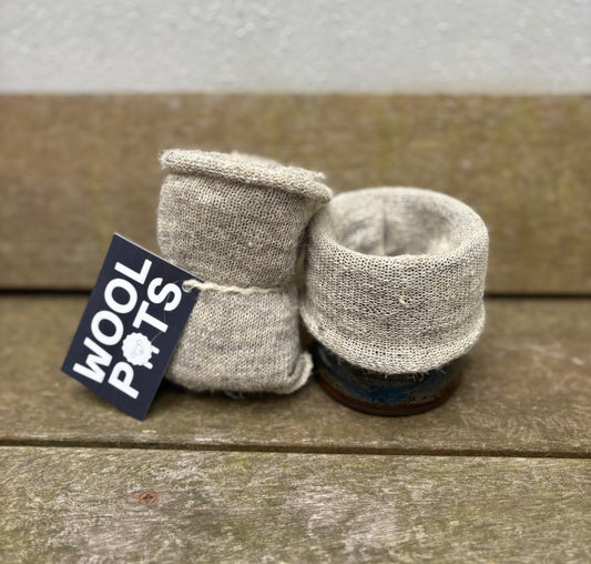 2 x Wool pots Bundles plus a Wool Pots Planting Pot