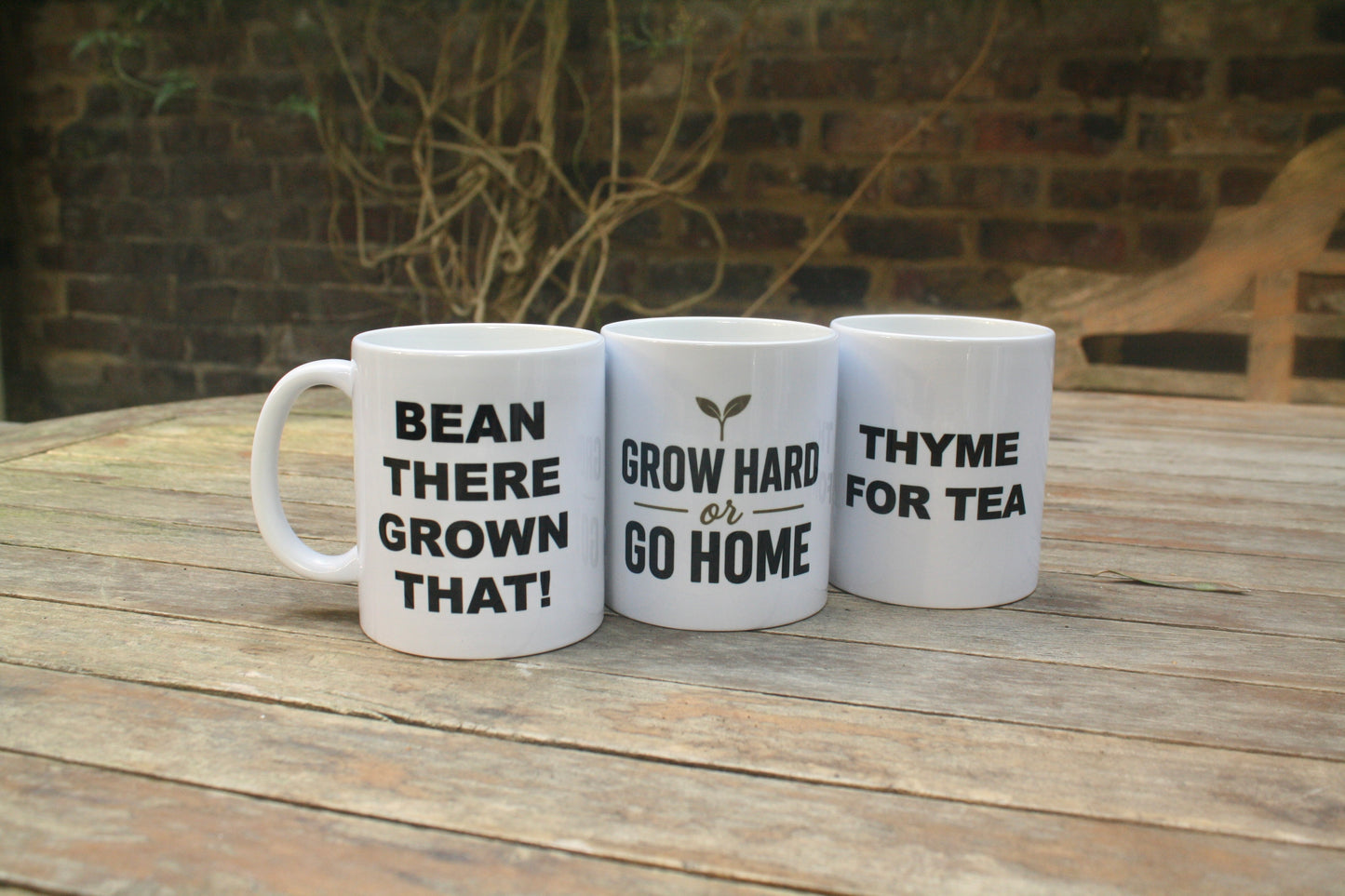 Grow Hard or Go Home - Mug and 10 Wool Pots