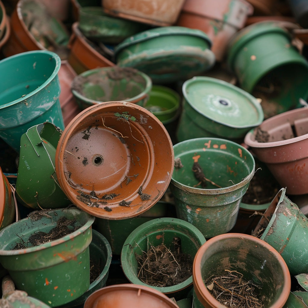 pile_of_plastic_planting_pots_in_green